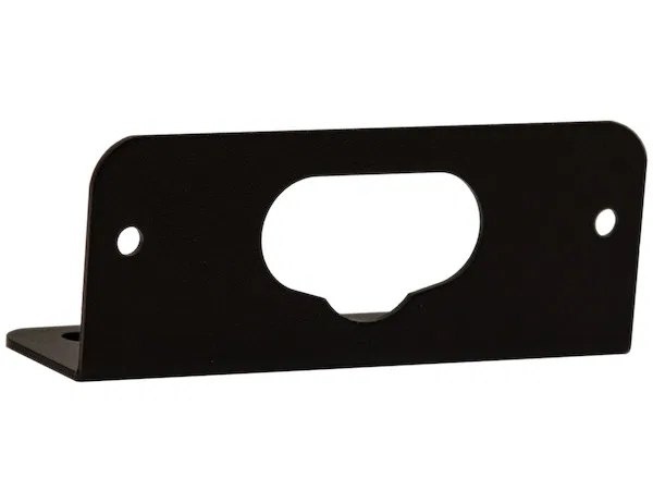 8892325 – BUYERS PROD Warning Light Mount, Fits 3-3/8 Inch Thin Mount Surface Strobe Light Vertical Mount Black Steel